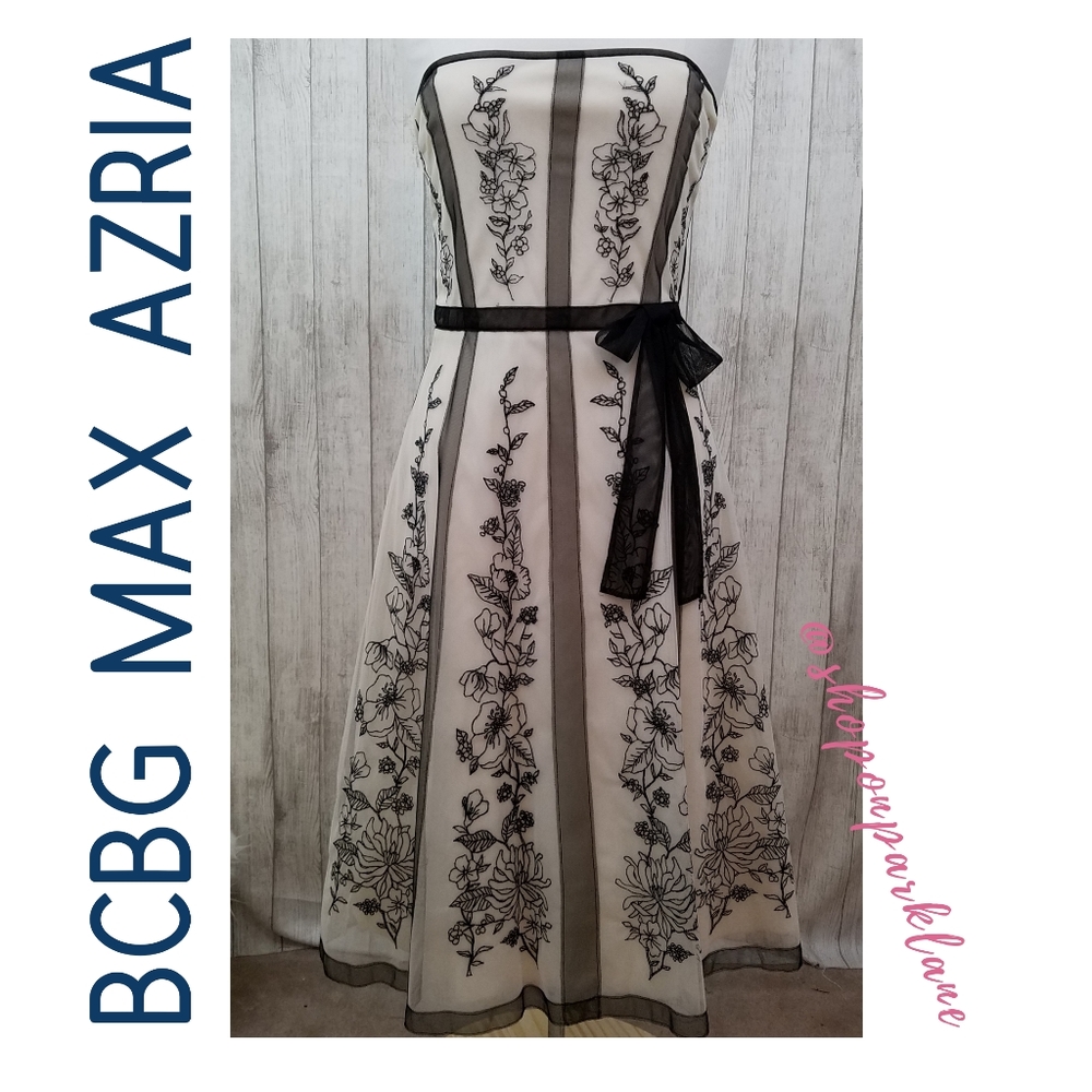BCBGMaxAzria Strapless Evening Dress, Size 10